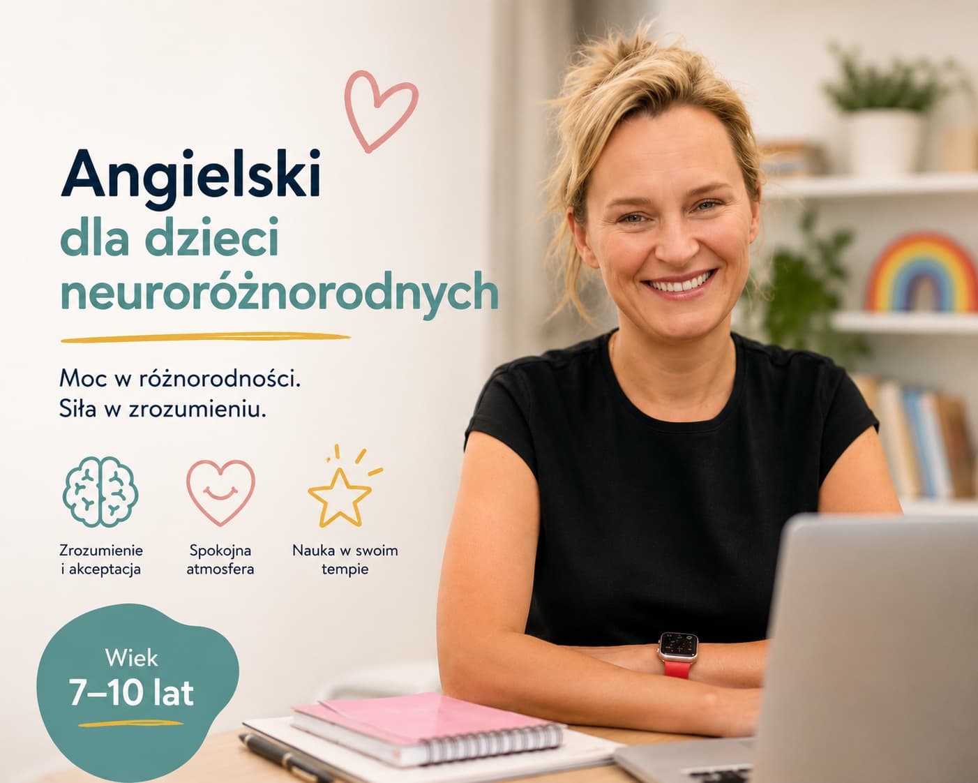 Okładka zajęć: 🇬🇧 Angielski dla dzieci neuroróżnorodnych